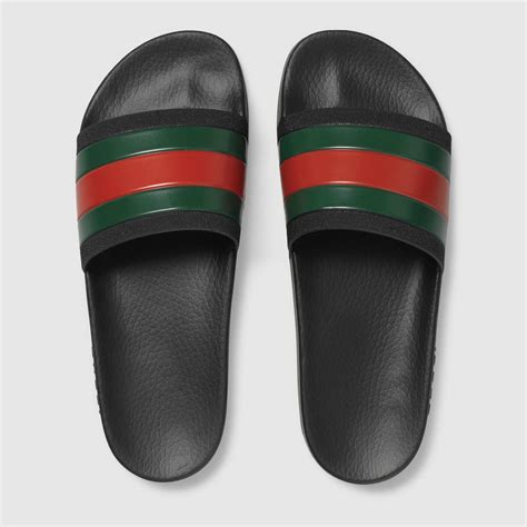 gucci designer slides mens|discount Gucci slides for men.